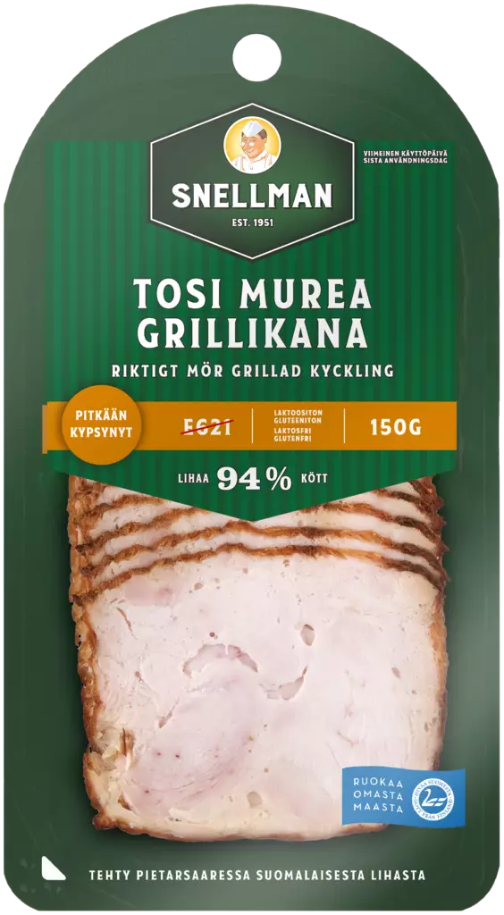 GRILLATTU BROILERINFILEE 150G SNELLMAN - Leivänpäälliset / Leikkeleet - 6409620010422 - 1