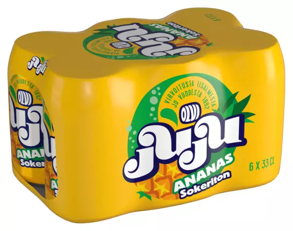 JUJU ANANAS SOKERITON 6- PACK - Limonadit - 6419806045032 - 1