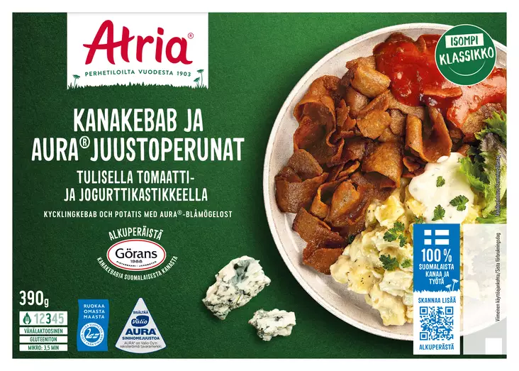 KANAKEBAB AURA JUUSTOPERUNAT - Mikroateriat - 6407800023132 - 1