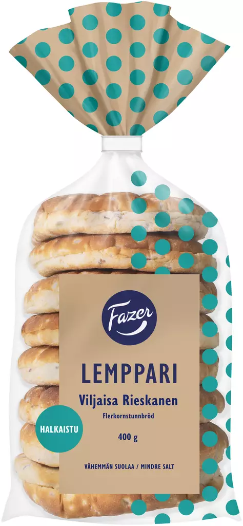 LEMPPARI VILJAISA RIESKANEN FAZER - Vaaleat leivät - 6413467612602 - 1
