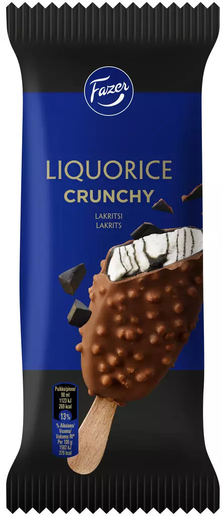 LIQUORICE CRUNCHY PUIKKO - Jäätelötikut - 6430064407882 - 1