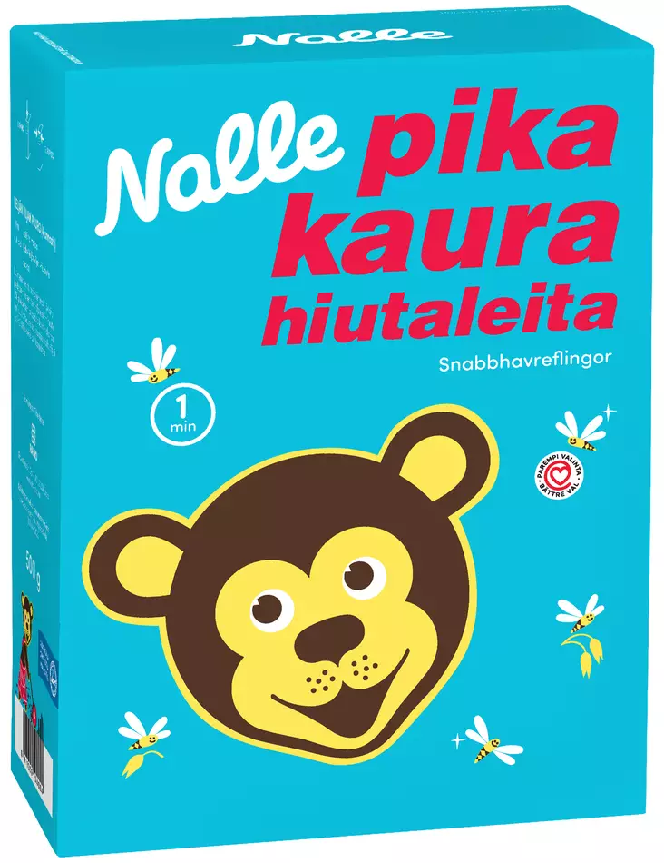 NALLE AAMUNHYVÄ PIKAKAURAHIUTALE 500G - Muut elintarvikkeet - 6411200103172 - 1