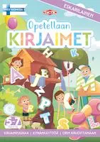 OPETELLAAN KIRJAIMET PUUHAKIRJA - Askartelutuotteet - 6416739587202 - 1