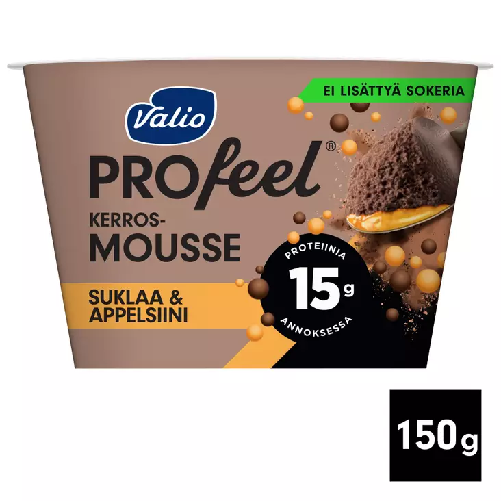 PROFEEL KERROSMOUSSE SUKLAA&APPELSVALIO - Jogurtit - 6408430400782 - 1