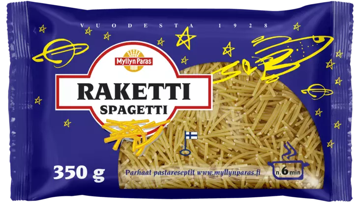 SPAGETTI RAKETTI MYLLYN PARAS 350G - Muut elintarvikkeet - 6417700050602 - 1