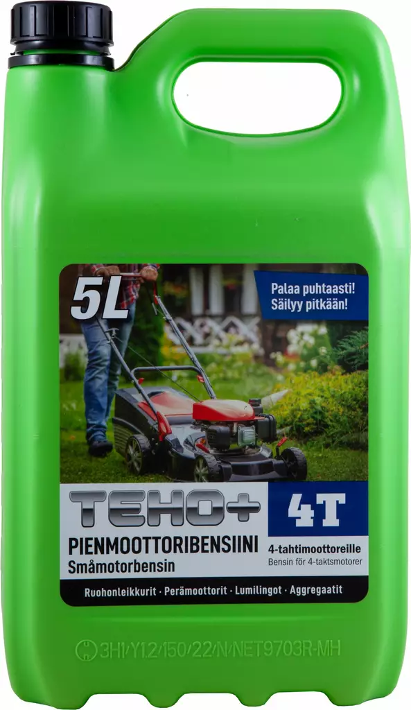 TEHO+ 4T BENSIINI - Pienkoneiden polttoaineet - 6417196777632 - 1