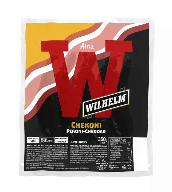 WILHELM CHEKONI 350G ATRIA - Makkarat ja Nakit - 6407800023712 - 1