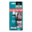 BISON SILICONE HIGH TEMP PUN. 60ML - Yleisliimat - 8710439101163 - 1