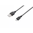 MOBIA DATAKAAPELI MICROUSB 1M MUSTA - Johdot ja adapterit - 6430035340453 - 1