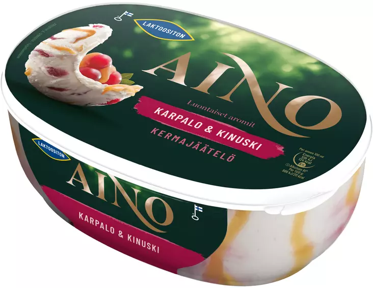 AINO KARPALO & KINUSKI LAKTOOSITON - Jäätelöpakkaukset - 6430064400753 - 1