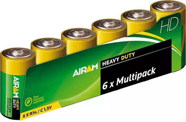 AIRAM PATTERI HD PLUS R14X6 - Muut paristot - 6435200000323 - 1