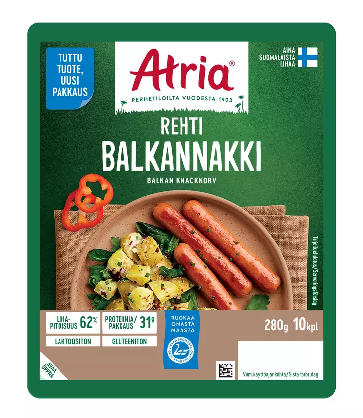 ATRIA BALKAN NAKKI 280G - Makkarat ja Nakit - 6407870074553 - 1