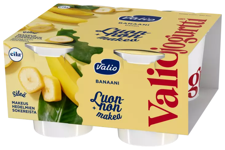 BANAANI LUONNONMAKEA 4-PACK - Jogurtit - 6408430401543 - 1