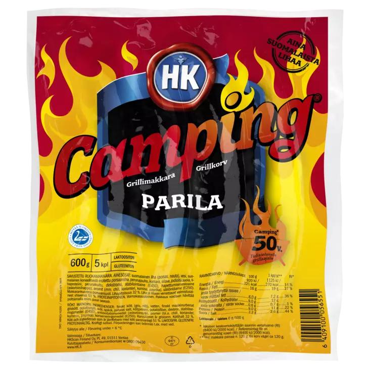 CAMPING 400G HK - Makkarat ja Nakit - 6409100050993 - 1