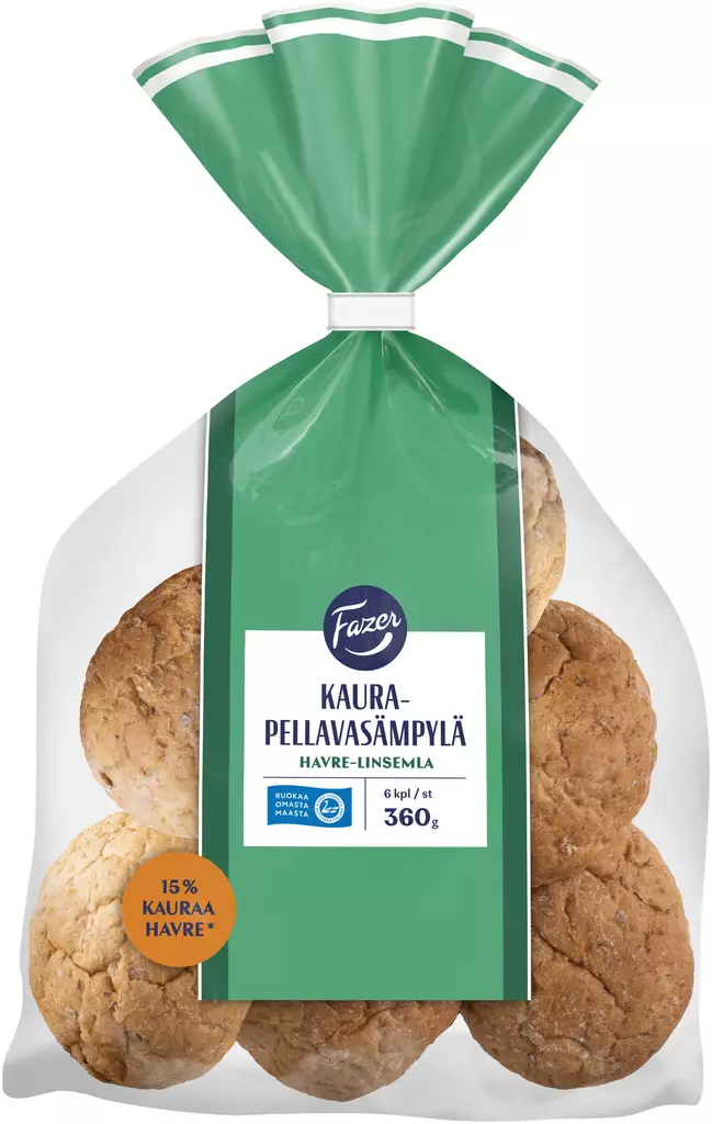 KAURAPELLAVA SÄMPYLÄ FAZER - Tummat leivät - 6413467628603 - 1