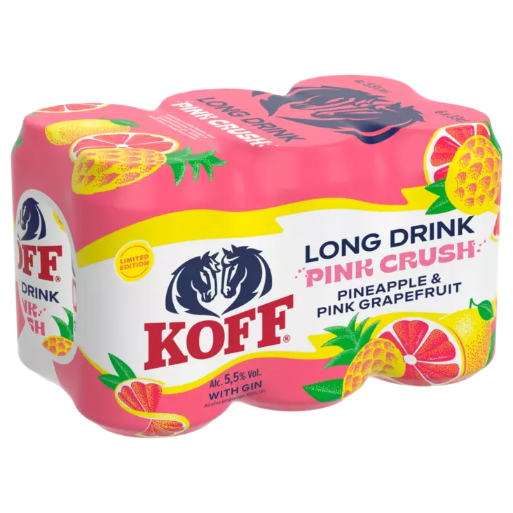 KOFF LONG PINEAPPLE&PINK GRAPEFRUIT - Lonkerot - 6415600599863 - 1