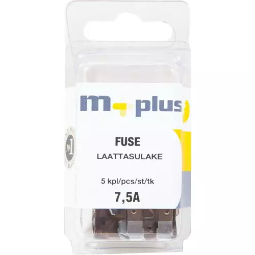 LAATTASULAKE 7,5A 5KPL - Auton Pistosulakkeet - 6417196696803 - 1