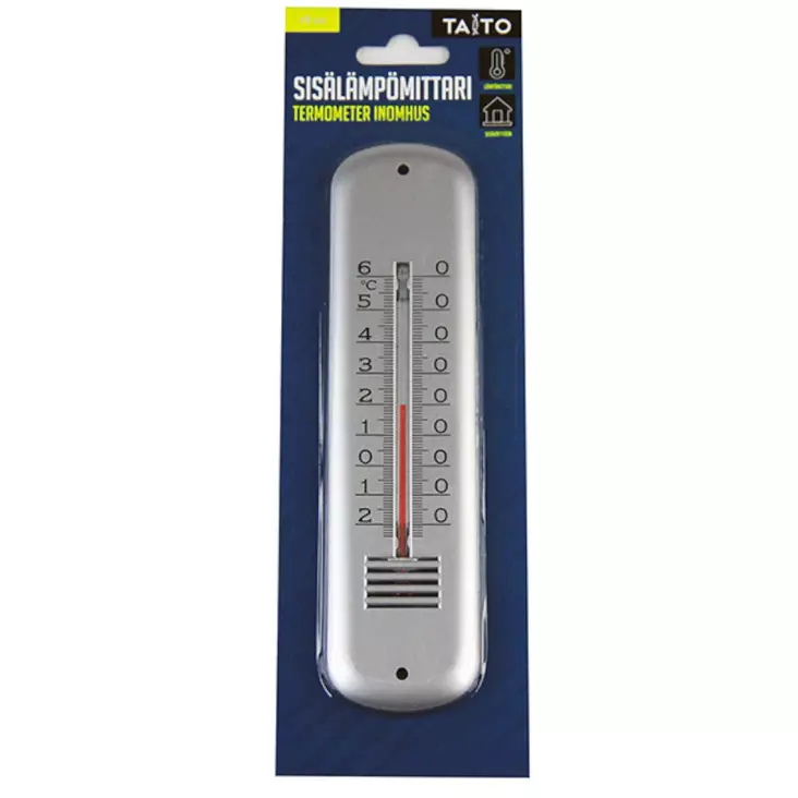 LÄMPÖMITTARI PUU 16CM - Mittarit - 6417558280503 - 1
