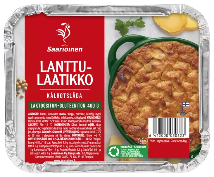 LANTTULAATIKKO 400G SAARIOINEN - Mikroateriat - 6412000030323 - 1