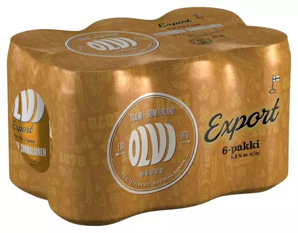 OLVI EXPORT 5,2% 0,33L 6-PACK - Oluet - 6419800011583 - 1