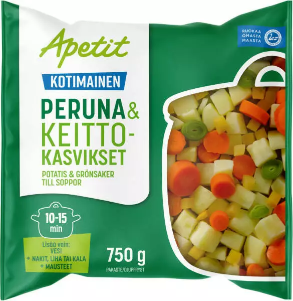 PERUNAKEITTOKASVIKSET APETIT - Vihannespakasteet - 6430104923853 - 1