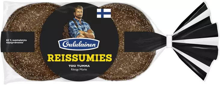 REISSUMIES TOSITUMMA 8KPL 560g FAZER - Tummat leivät - 6413466101503 - 1