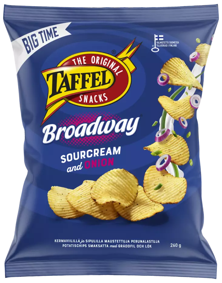 TAFFEL BROADWAY 260G - Sipsit ja snacksit - 6410380041823 - 1