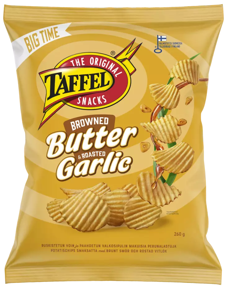 TAFFEL BUTTER& CARLIC 260G - Sipsit ja snacksit - 6410380054823 - 1