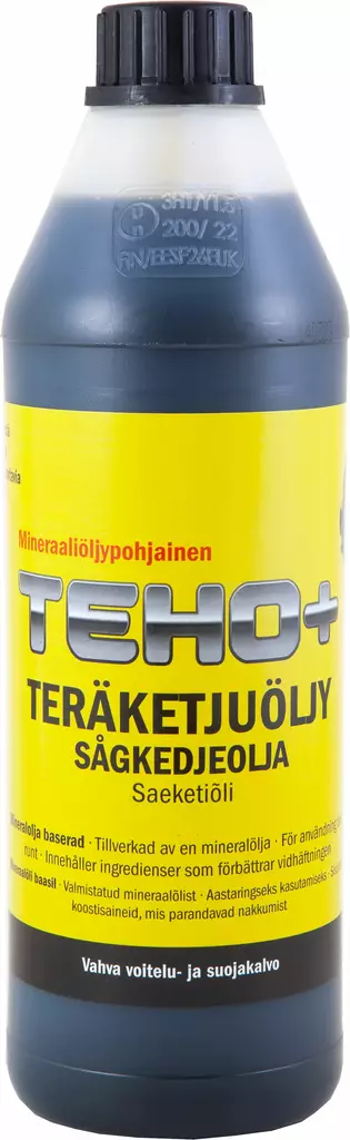 TEHO+TERÄKETJUÖLJY 1L - Sahat ja puunkaato - 6417196779483 - 1