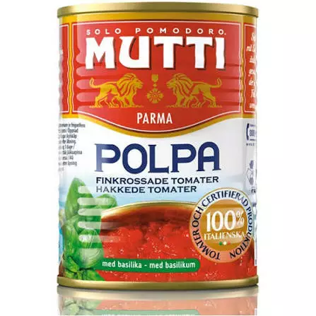 TOMAATTIMURSKA BASILIKA MUTTI - Vihannessäilykkeet - 8005110170423 - 1
