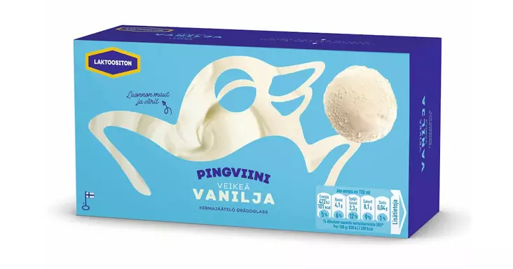 VANILJA LAKTOOSITON 1L VALIO - Jäätelöpakkaukset - 6430064400883 - 1