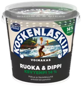 KOSKENLASKIJA VOIMAKAS RUOKA DIPPI - Muut juustotuotteet - 6408430342914 - 1
