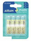 AIRAM PATTERI LR6 AA 4KPL - Sormiparistot - 6435200194664 - 1