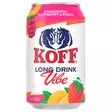 KOFF LONG DRINK VIBE STRAW-RASP-P 0,33L - Lonkerot - 6415600595254 - 1