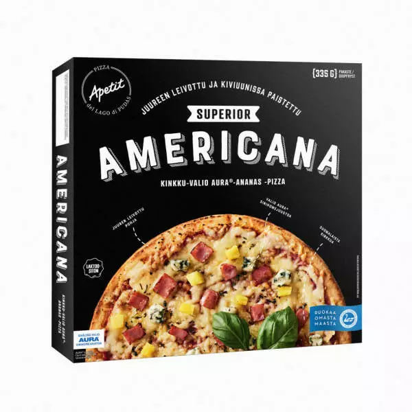 APETIT SUPERIOR AMERICANA PIZZA 335G - Pakastepizzat - 6430104958664 - 1