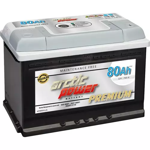 ARCTIC AKKU 80AH - Auton Akut - 6417196775454 - 1