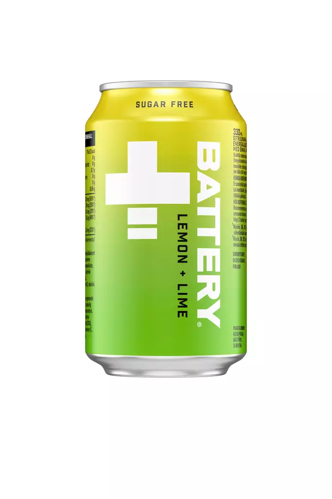 BATTERY LEMON&LIME 0,33L - Energiajuomat - 6415600560634 - 1