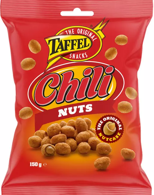 CHILI NUTS TAFFEL 150G - Sipsit ja snacksit - 6410381092114 - 2