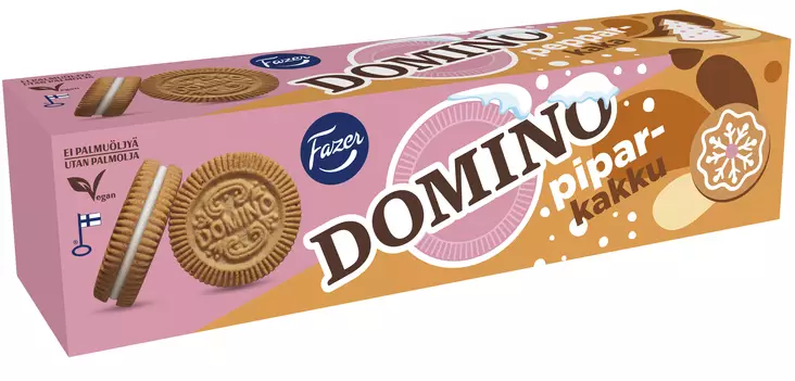 DOMINO PIPARKAKKU FAZER - Leivonnaiset - 6416453554214 - 1