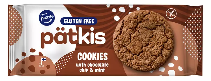 FAZER PÄTKIS COOKIES GLUTEENITON 140G - Leivonnaiset - 6416453554054 - 1