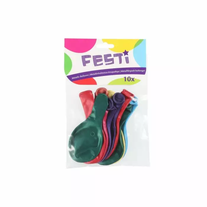 FESTI ILMAPALLO HOHTO 10KPL - Kertakäyttöastiat - 6410416264134 - 1
