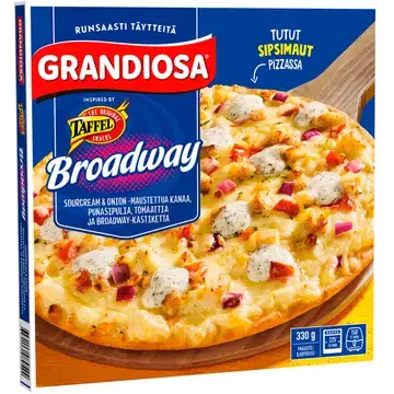 GRANDIOSA INPIRWD BY TAFFEL BROADWAY - Pakastepizzat - 7350126089544 - 2