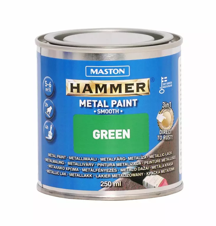 HAMMER SILEÄ VIHREÄ 250ML - Muut autotarvikkeet - 6412498860044 - 1