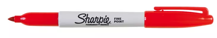HUOPAKYNÄ SHARPIE F PERMANENT PUNAINEN - Kynät, kumit ja viivottimet - 3501177418324 - 1