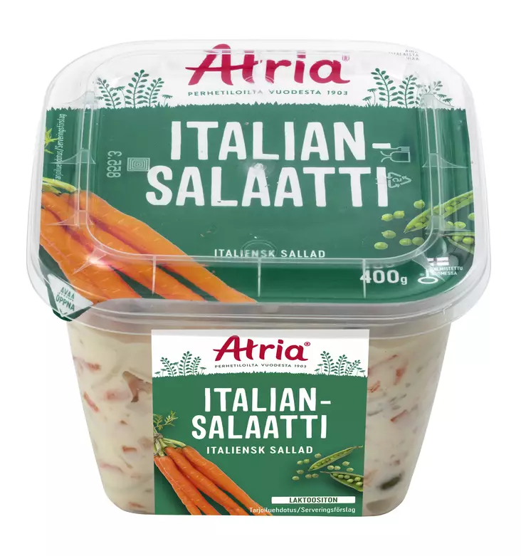 ITALIANSALAATTI 400G ATRIA - Salaatit - 6407850052434 - 1