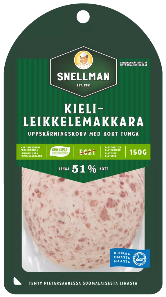 KIELILEIKKELEMAKKARA 150G SNELLMAN - Leivänpäälliset / Leikkeleet - 6409620004544 - 1