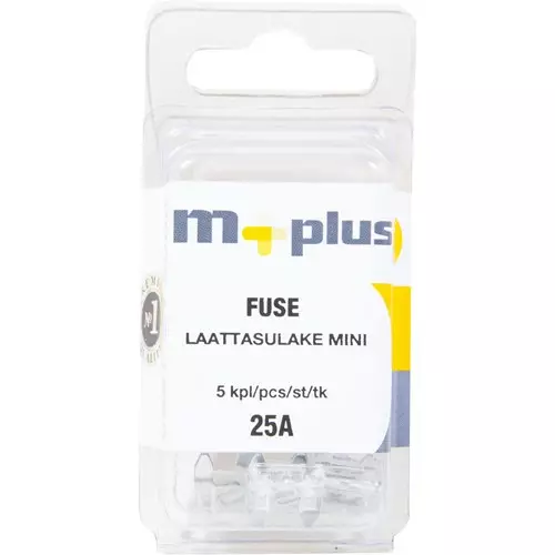 LAATTASULAKE 25A 5KPL MINI - Auton Pistosulakkeet - 6417196696964 - 1