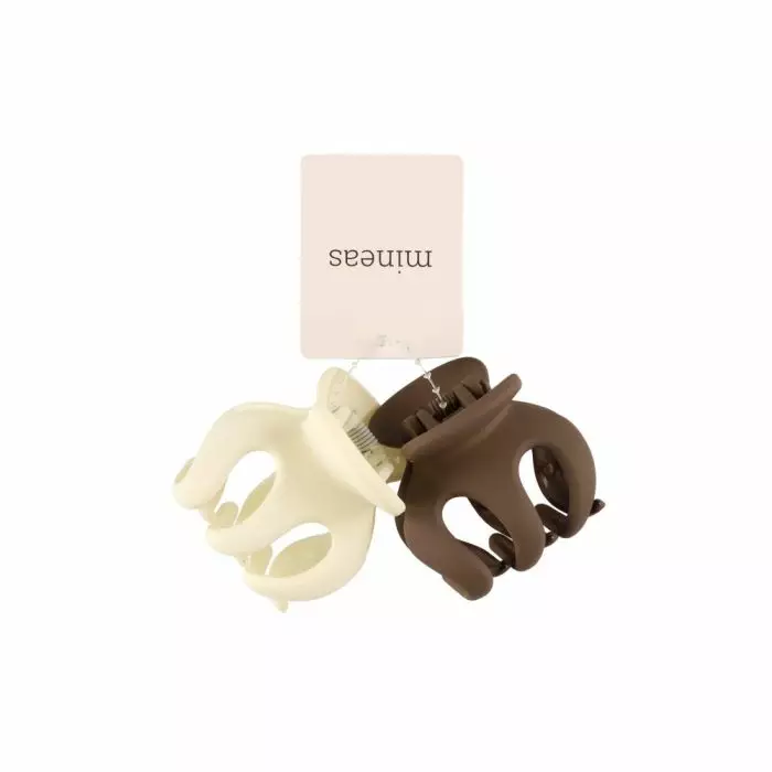 MINEAS HIUSSOLKISETTI 2KPL KERMA,TAUPE - Muut ihonhoitotuotteet - 6410416342344 - 1