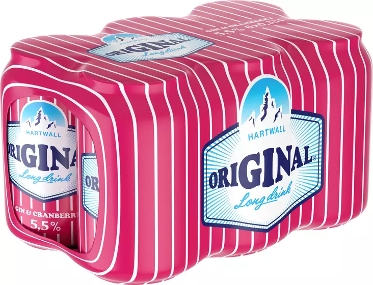 ORIGINAL LONG DRINK 5,5% 6-PACK CRANBERR - Lonkerot - 6413605154384 - 1