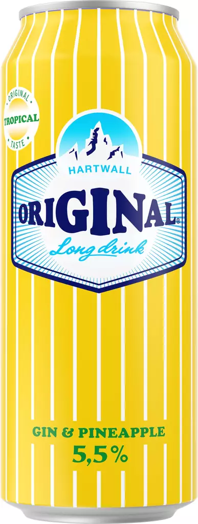 ORIGINAL LONG DRINK GIN PINEAPPLE - Lonkerot - 6413600253334 - 1
